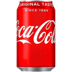 carbonated drink coca cola 0.33l