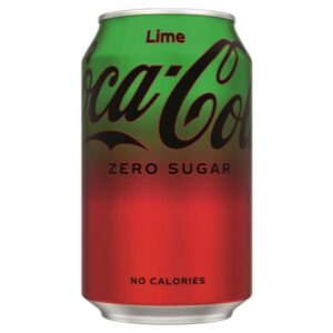 carbonated drink coca cola lime zero 0.33l