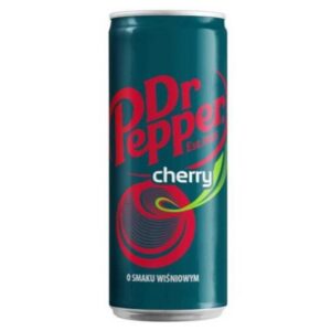 carbonated drink cherry flavor dr pepper 0.33l