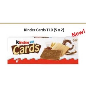 kinder cards 5pcs 128g